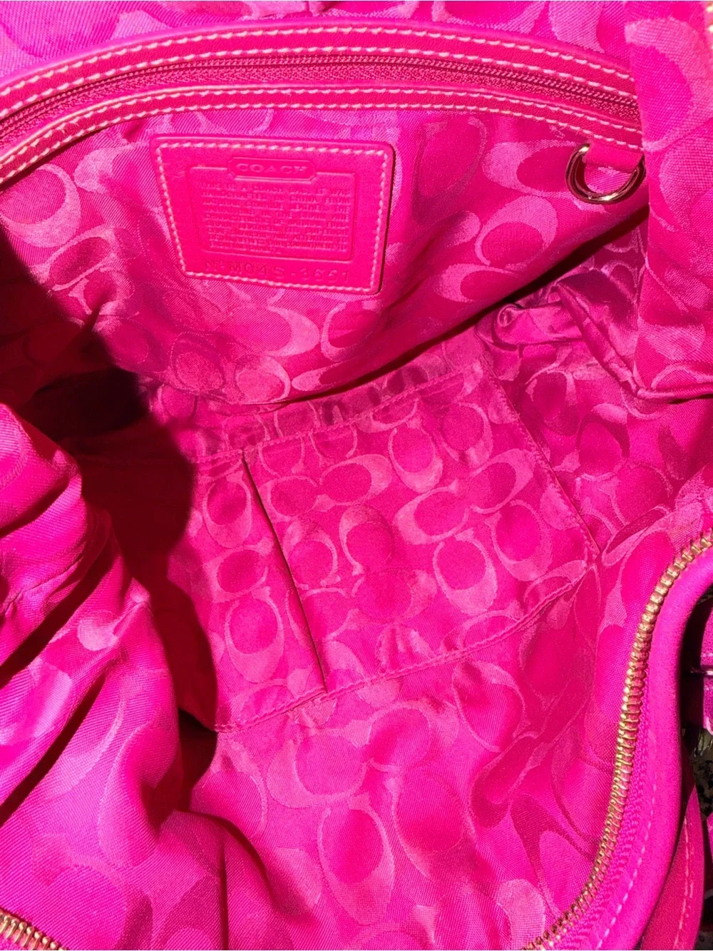 Coach Y2K Fuchsia SoHo Hobo Bag - Sleek Everyday Hobo